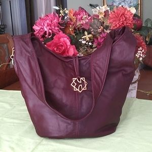 Genuine leather ( Lamb skin ) hobo.